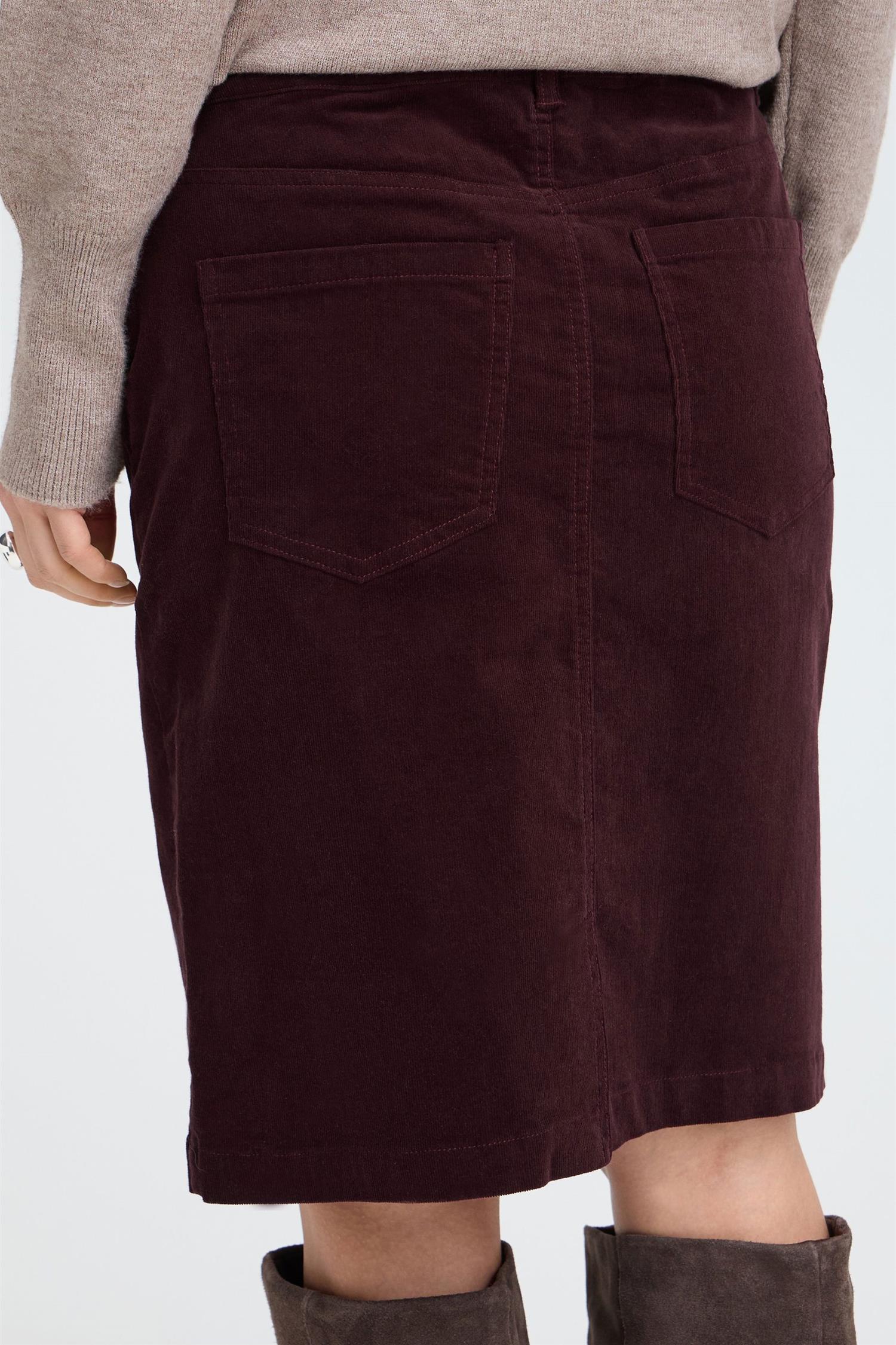 Pzsally Skirt Burgunder