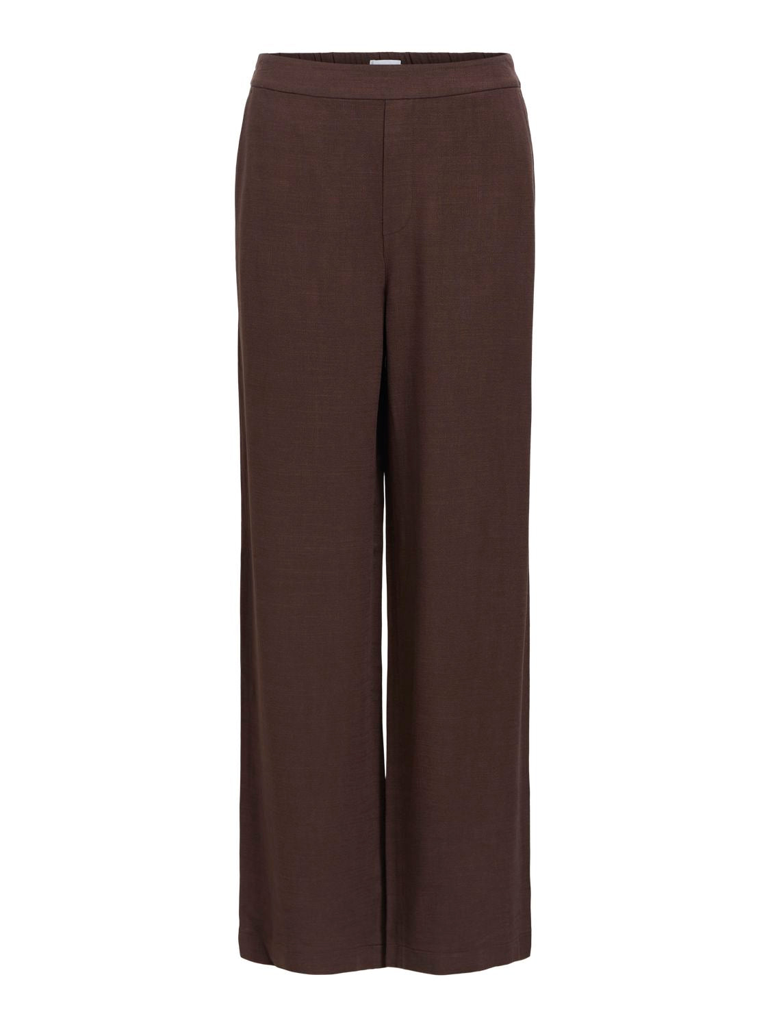 Objsanne Aline Wide Pant Noos Brun