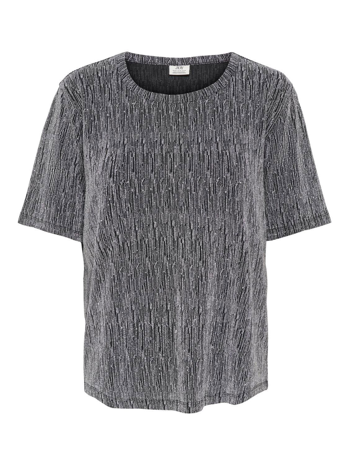 Jdykashmere S/s O Neck Top Jrs Grå