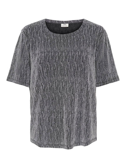 Jdykashmere S/s O Neck Top Jrs Grå