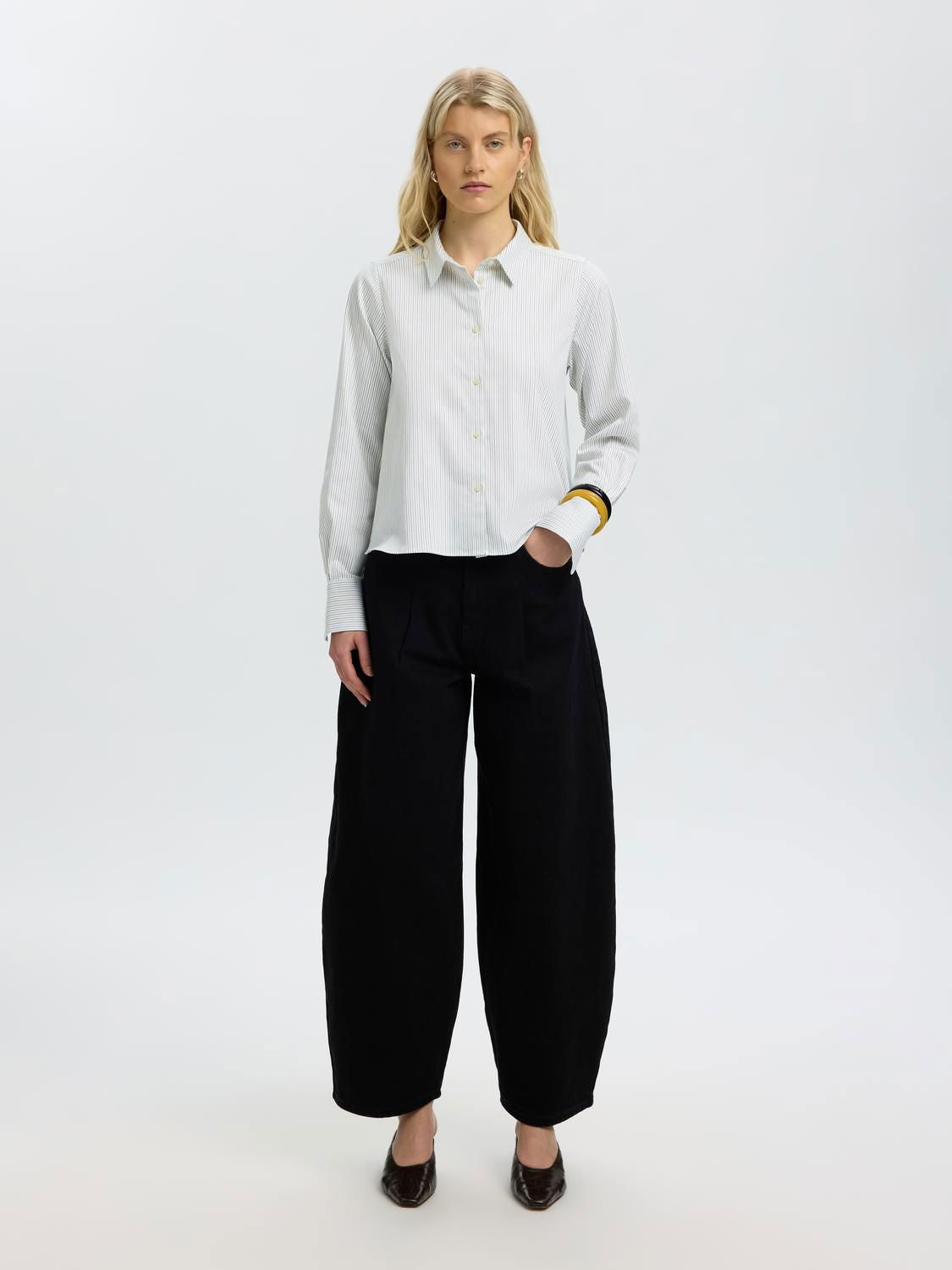 Slwromie Ls Relaxed Shirt Gul