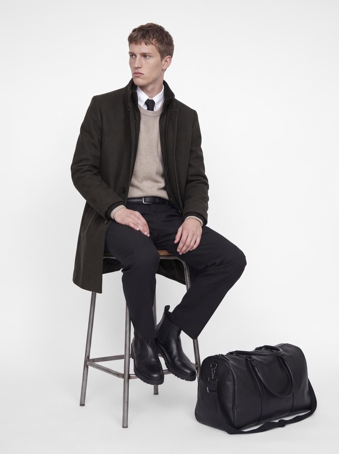 Jprmelton Wool Blend Coat Aw26 Sn Brun
