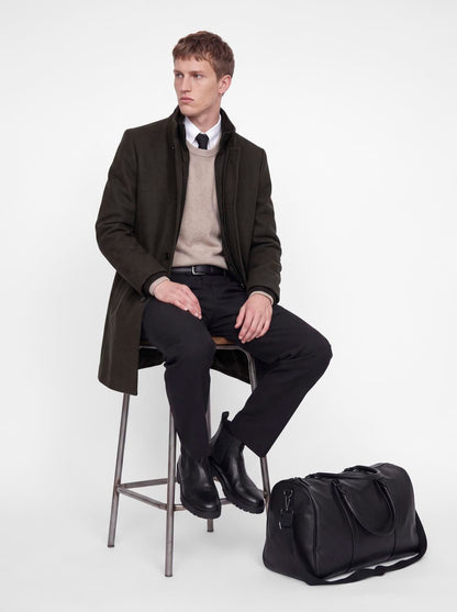Jprmelton Wool Blend Coat Aw26 Sn Brun
