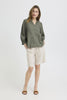 Pzluca Shorts Wide Leg Beige