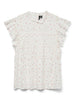 Vmtrine Sl Lace Top Wvn Noos Hvit