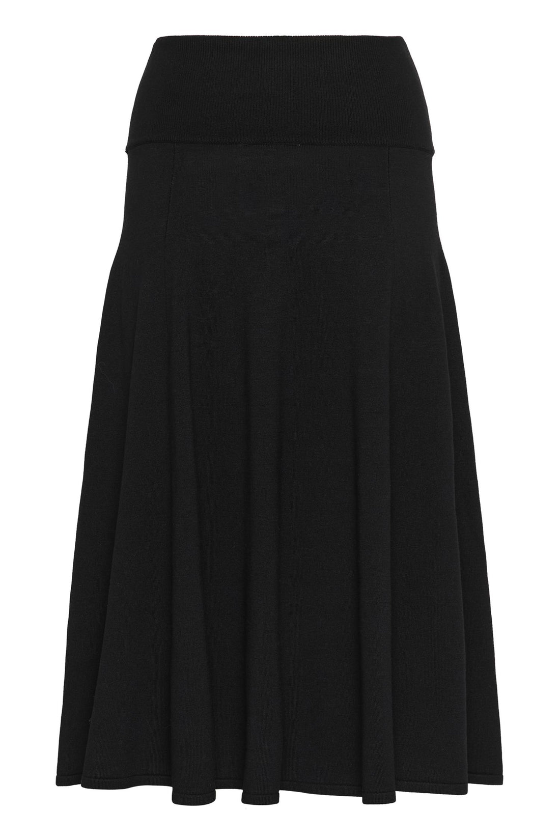 Crvillea Knit Skirt Pitch Black