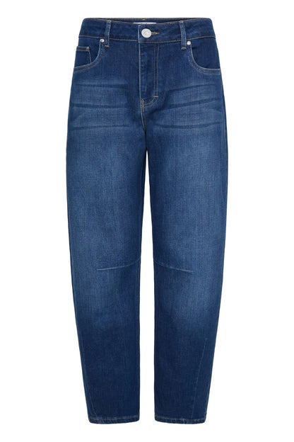 Pzanni Hw Jeans Barrel Leg Blå
