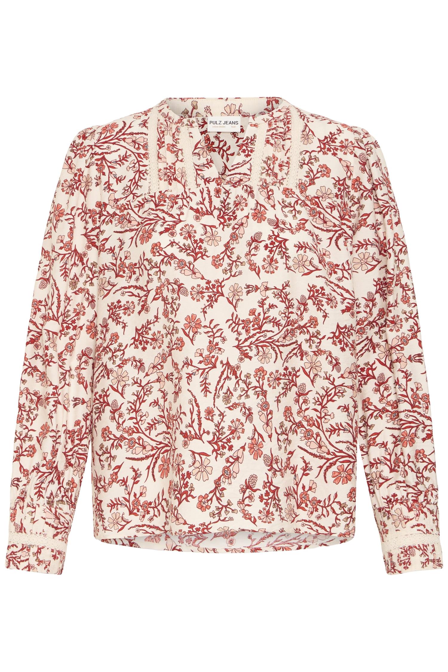 Pzabrina Blouse Rød