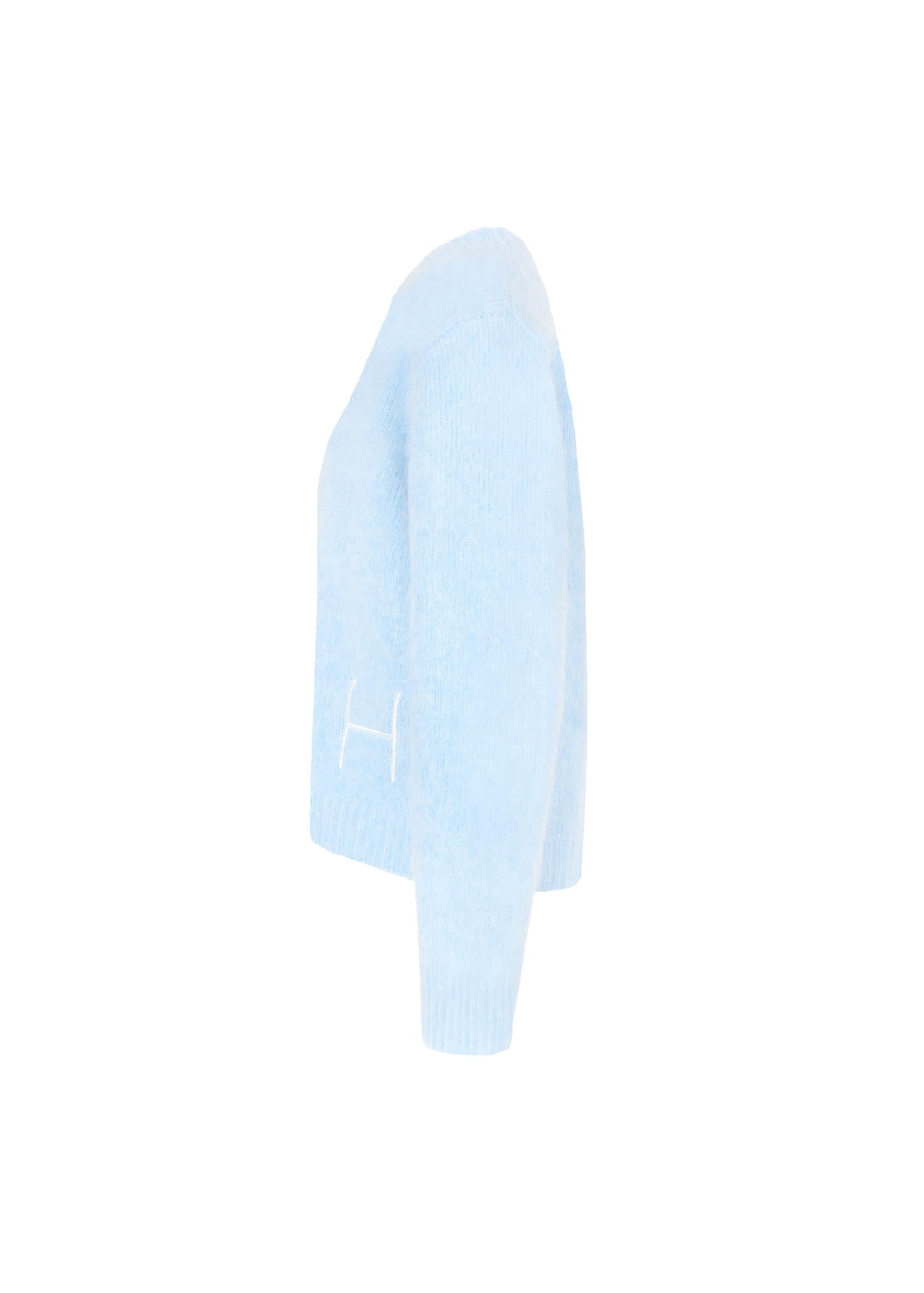 Pernille Short Cardigan Blå