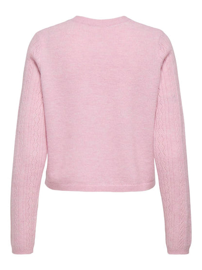 Jdyapril Life L/s O-Neck Cardigan Knt Lilla