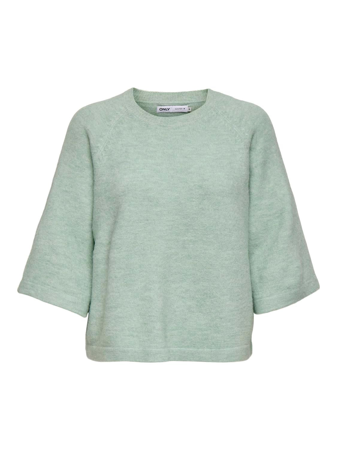 Onlsimoni 3/4 Pullover Knt Noos Grønn