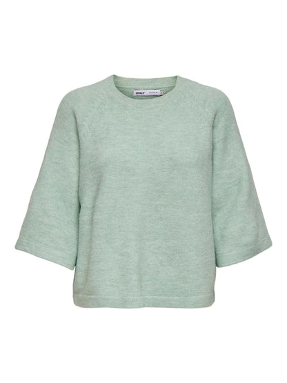 Onlsimoni 3/4 Pullover Knt Noos Grønn