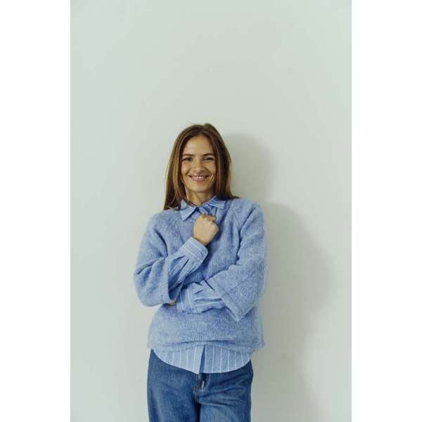 FQGRSLULU-PULLOVER Blå