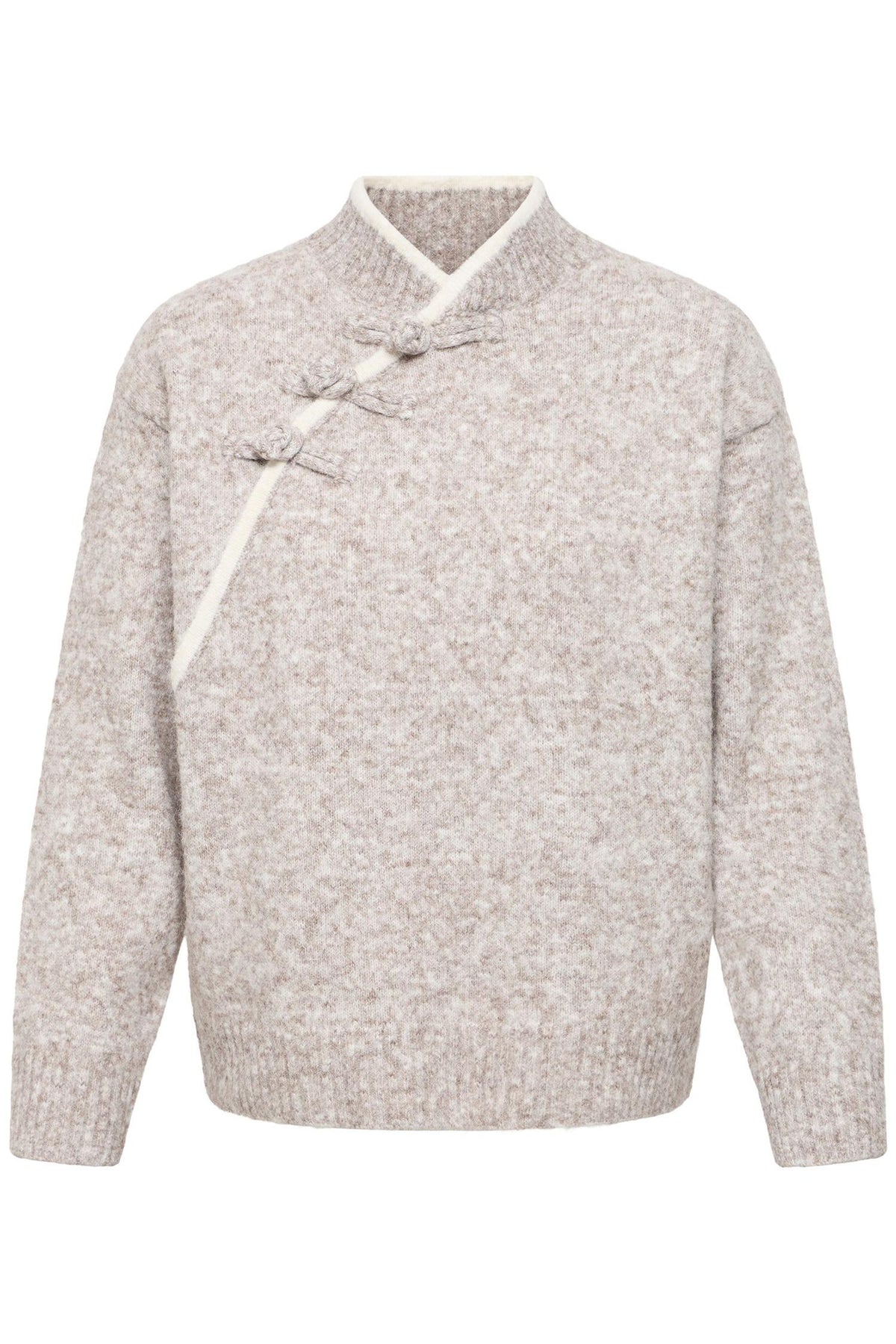Sbxfasha Knit Blouse Beige