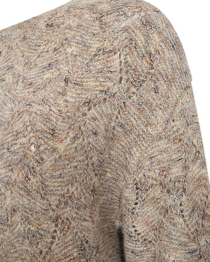 Fqestweed-Pullover Beige