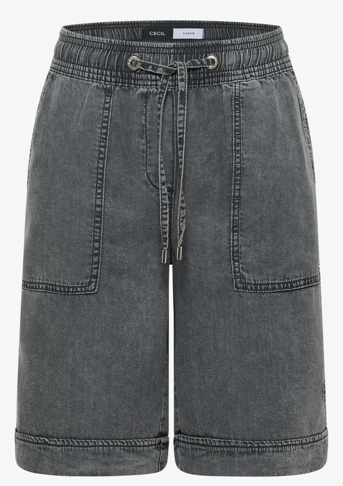 NEELE SHORTS  TENCEL Grå