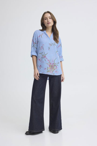 Sbalexa G Flo Blouse Blå