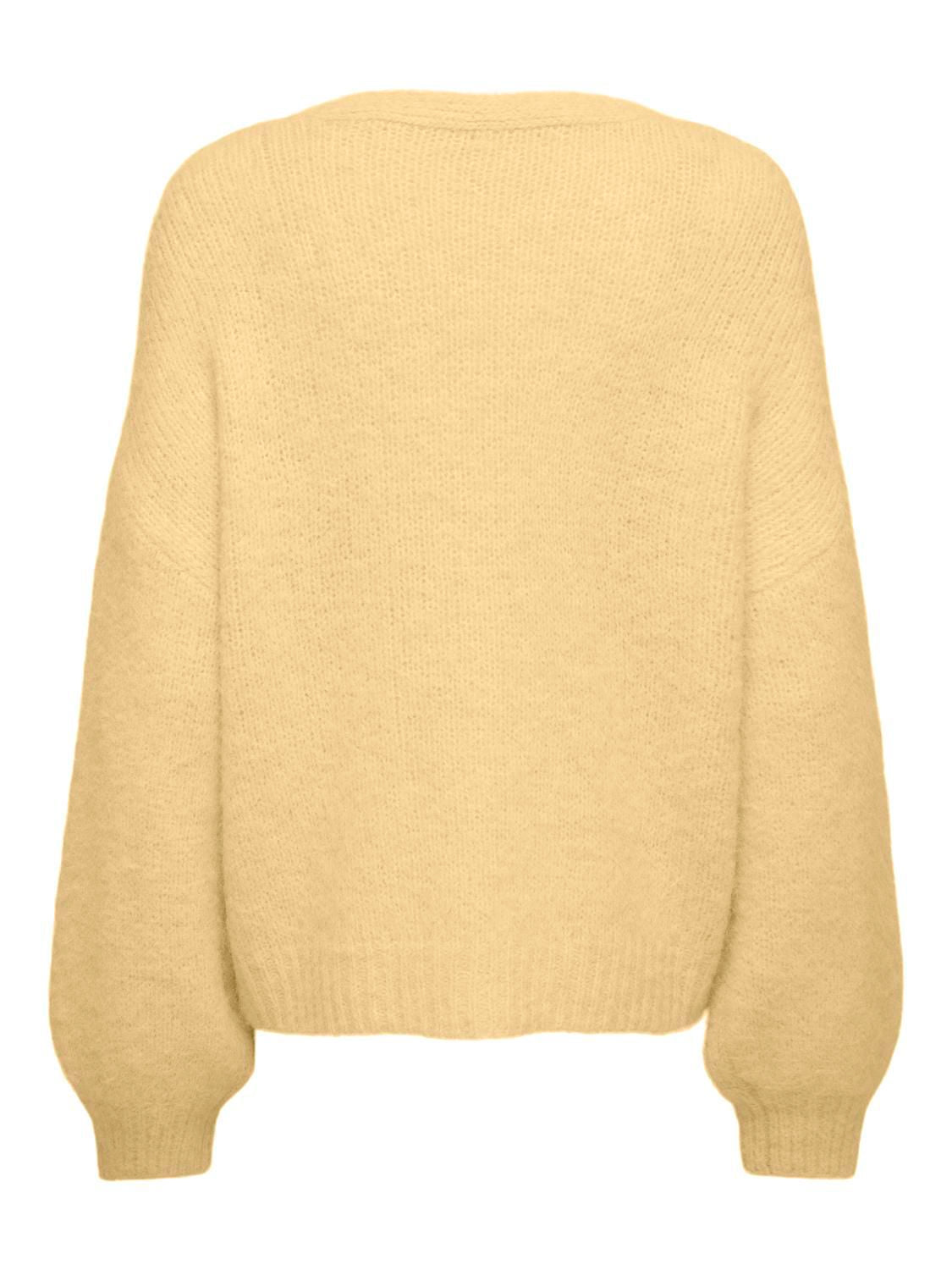 Onlnordra Ls Vneck Cardi Cs Knt Gul