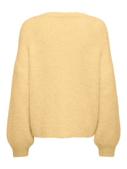 Onlnordra Ls Vneck Cardi Cs Knt Gul