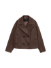 Vmvinceline Short Jacket Noos Brun