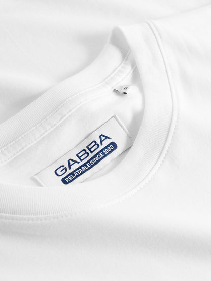 Gabdune Logo Gotssst-Shirt Hvit