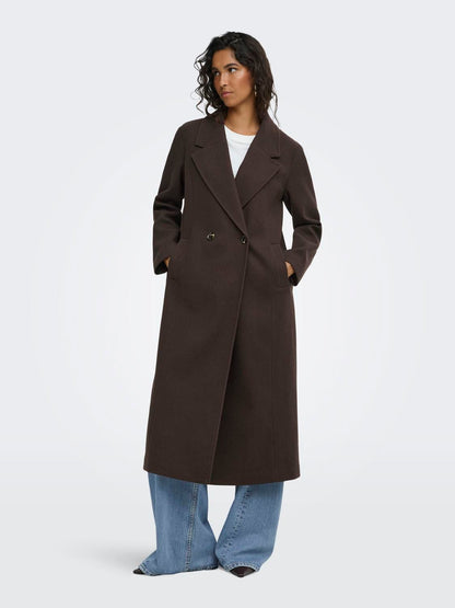 Jdyviola Life X-Long Coat Otw Hab Brun