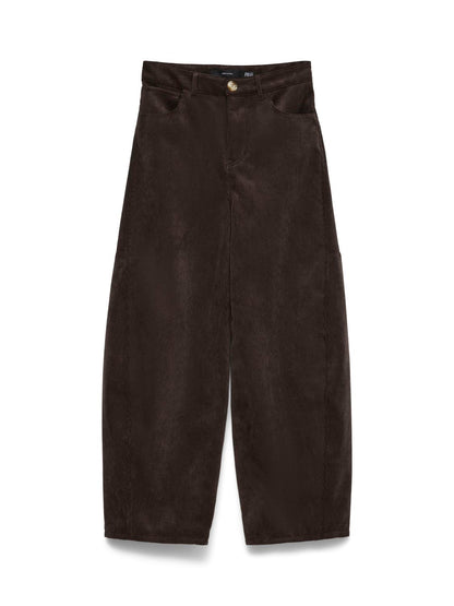 Vmkaitlin Hw Wide Cord Barrel Pant Brun