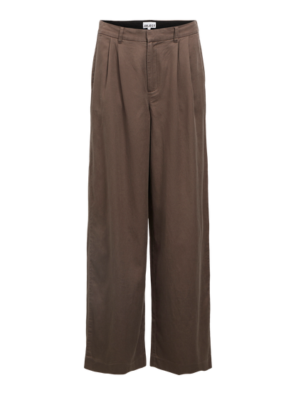 Objtuba Mw Lo Wide Pant Noos Brun