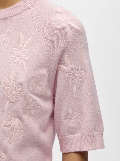 Objlaney Rubin Ss Pullover Noos Rosa