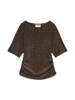 Awursula 2/4 Boatneck Top Sort