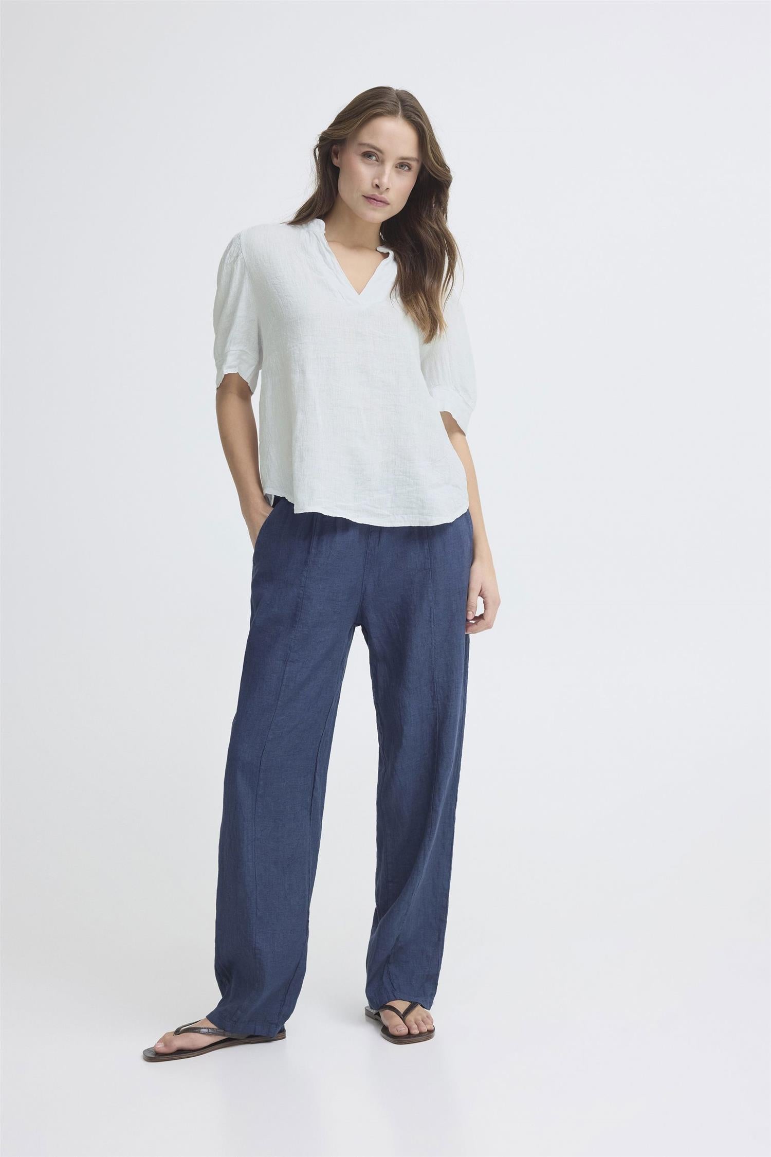 Sbfontanelle Ss 2 Blouse Hvit