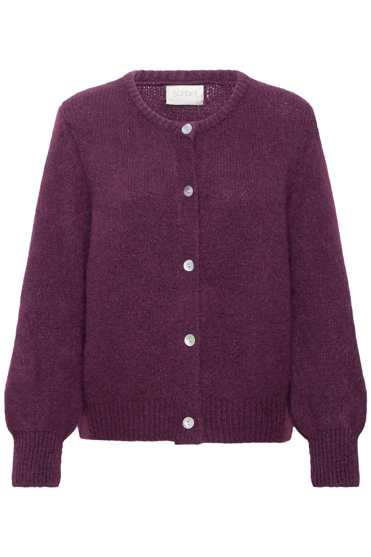 Sbgulvig Knit Cardigan Lilla