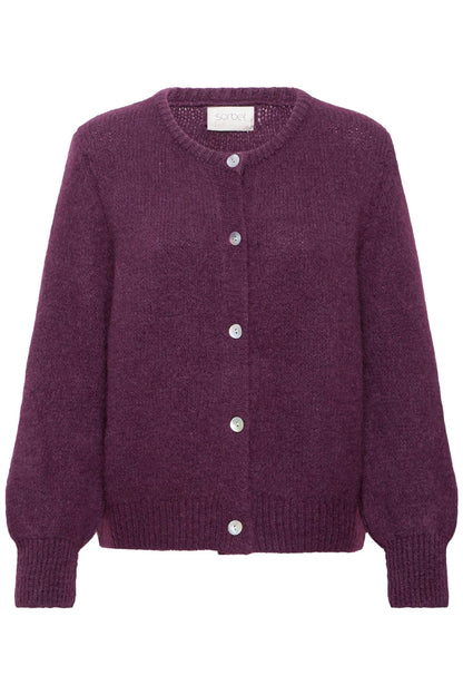 Sbgulvig Knit Cardigan Lilla