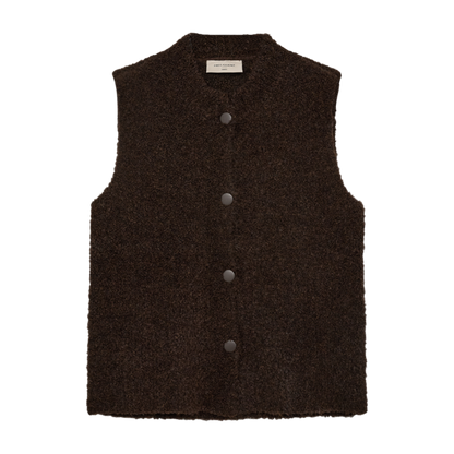 FQJUMP-WAISTCOAT Mørkebrun