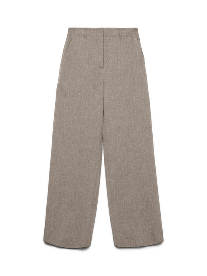 Vmbestie Hw Wide Pant Noos Beige