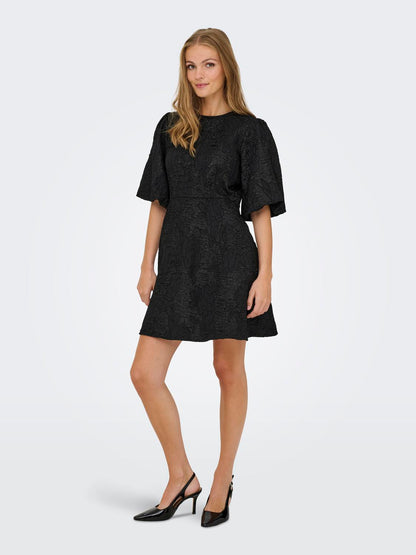 Jdydora S/s  Bow Dress Wvn Svart