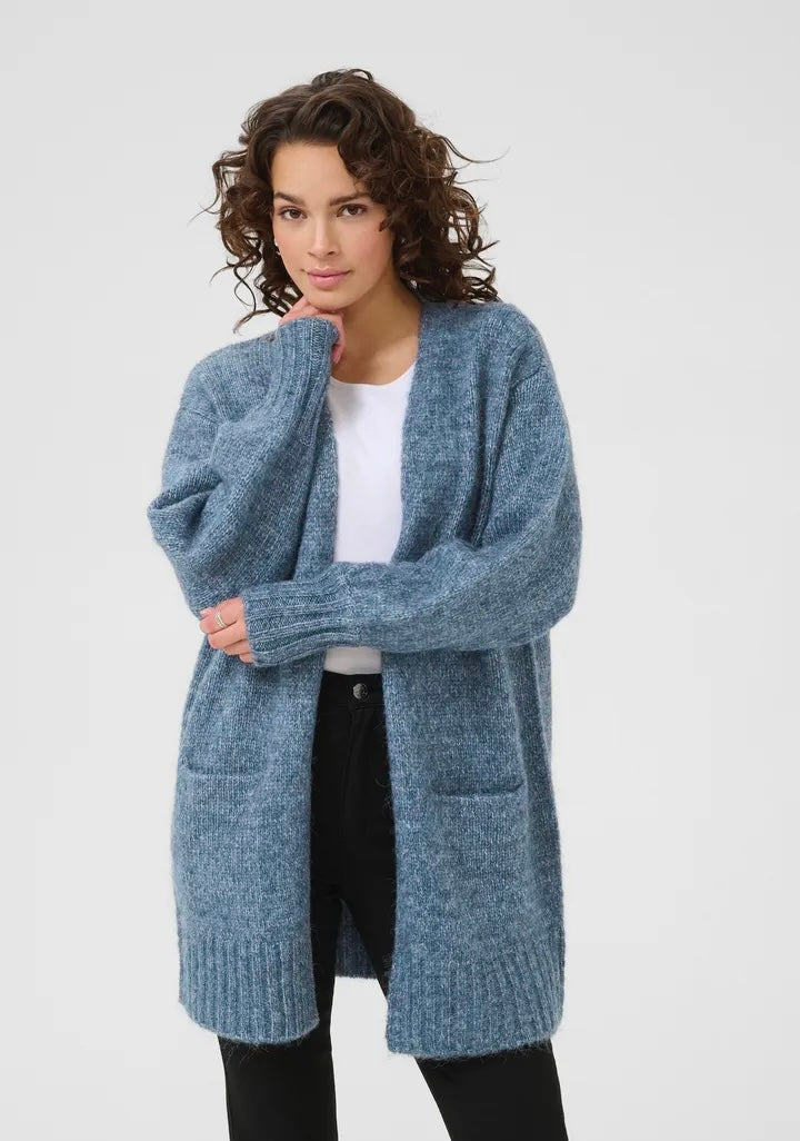 Katrina Knit Cardigan Bering Sea Melange