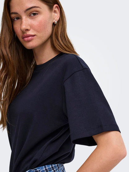 Onlsuperior Ss Oneck Loosetop Jrs Noos Blå