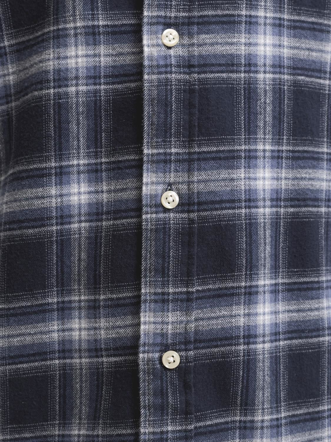 Jjefield Check Shirt Ls Sn Blå