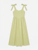 Vmjulia Sl V-Neck Ankle Dress Wvn Grønn