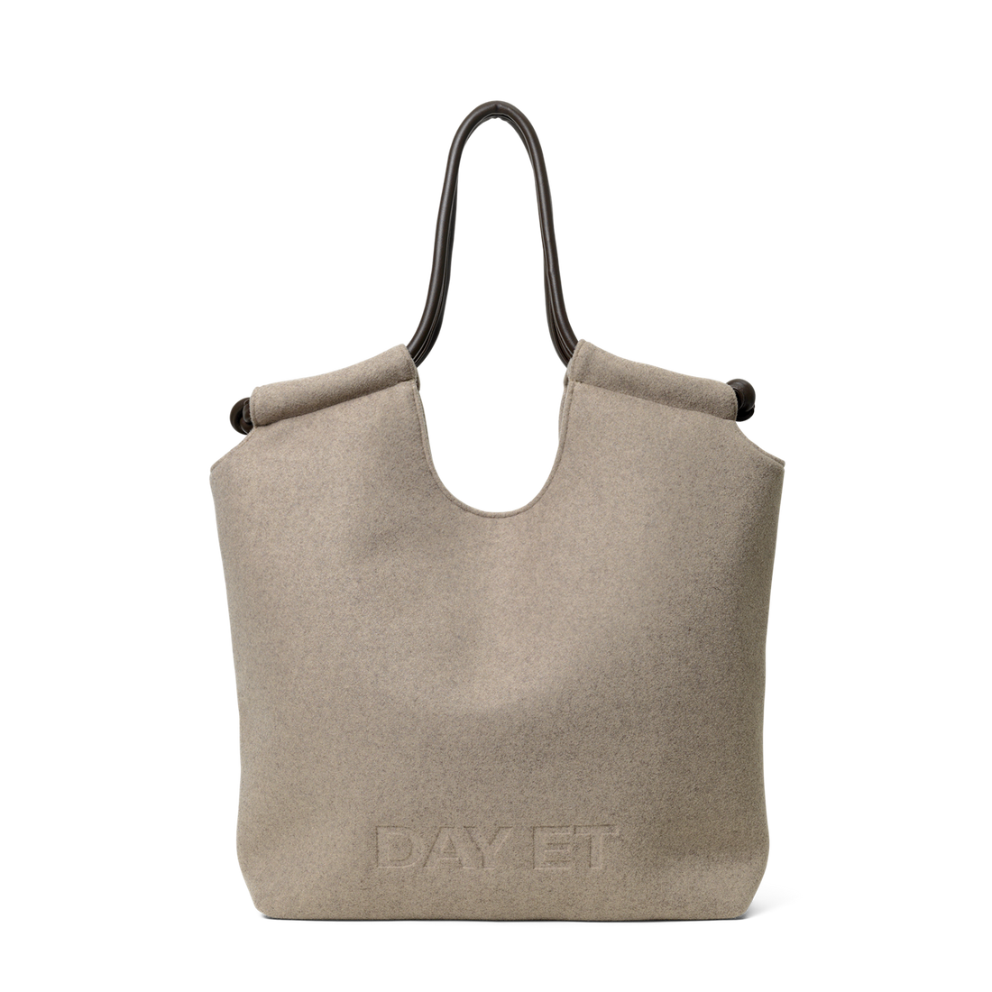 Day Woolen Tote Beige