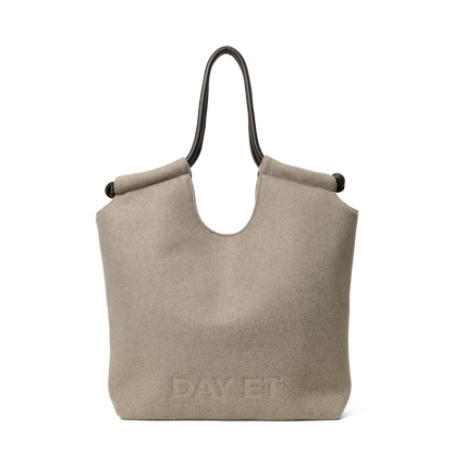 Day Woolen Tote Beige