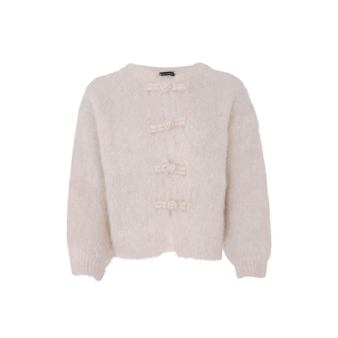 BCBJOERK FROG KNIT CARDIGAN Lys Beige