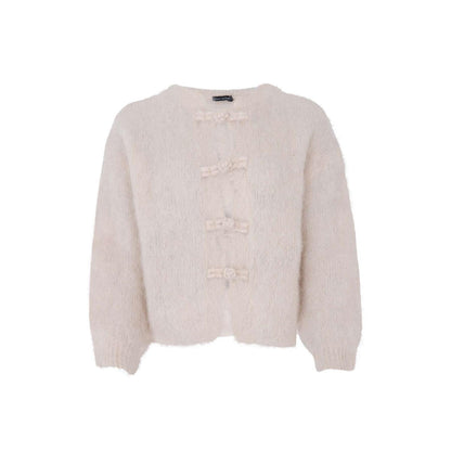 BCBJOERK FROG KNIT CARDIGAN Lys Beige