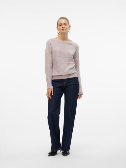 Vmdoffy Ls O-Neck Blouse Ga Noos Lilla