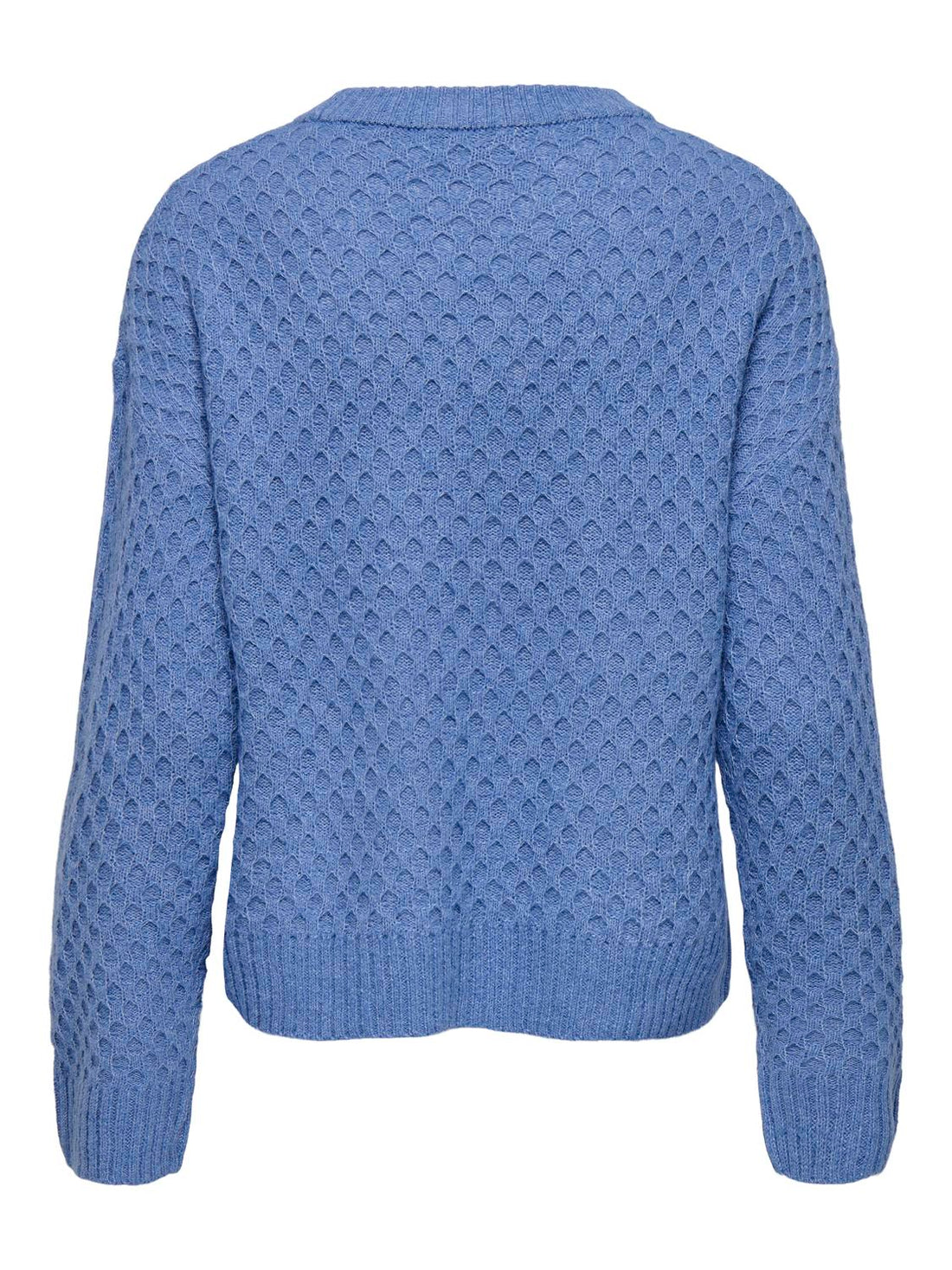JDYBIGUM L/S O-NECK PULLOVER KNT Mellomblå