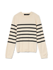 Vmsaba Plain Ls O-Neck Pullover Ga Noos Off-White