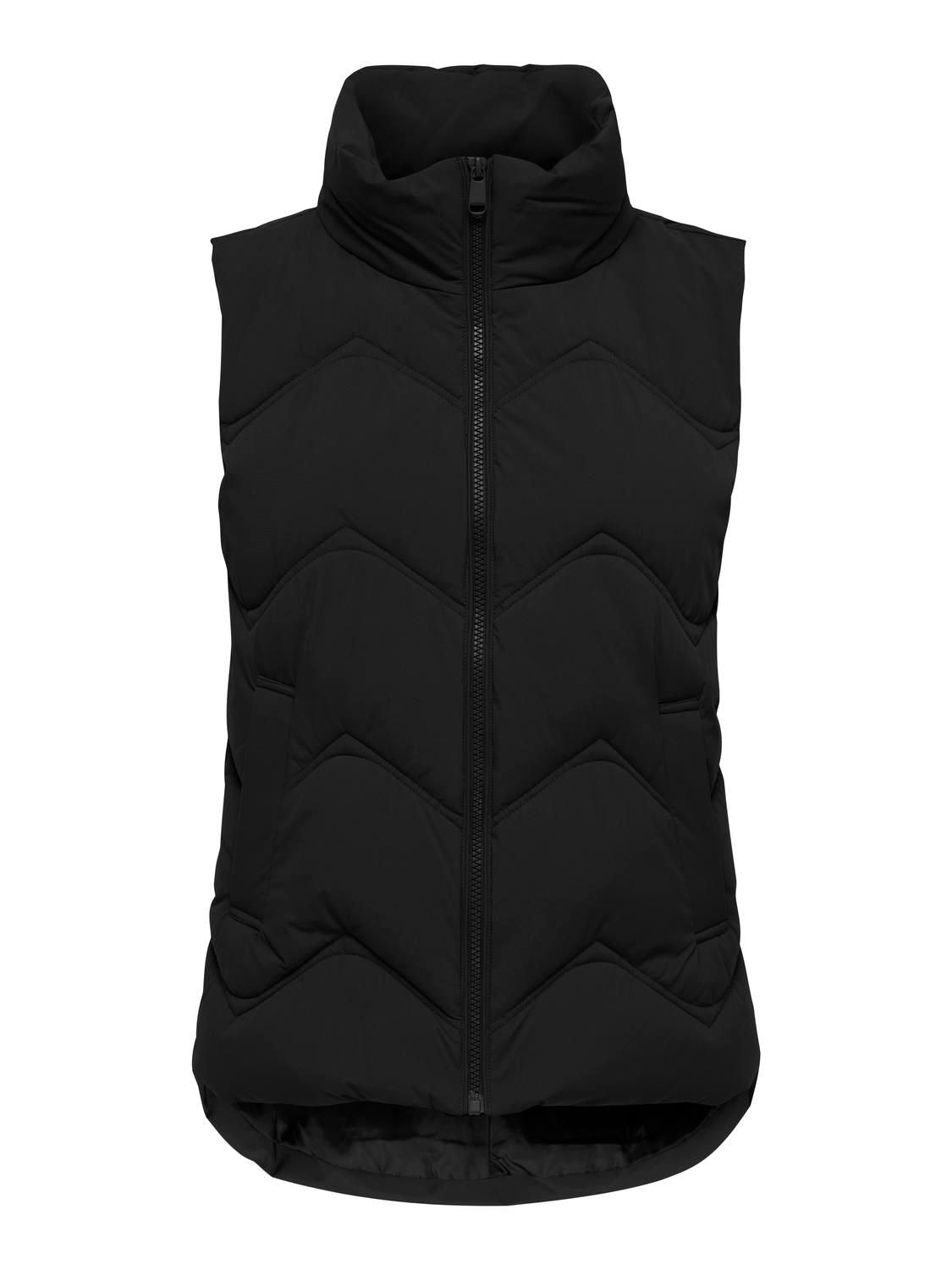 Jdypower Short Waistcoat Otw Hab Sort
