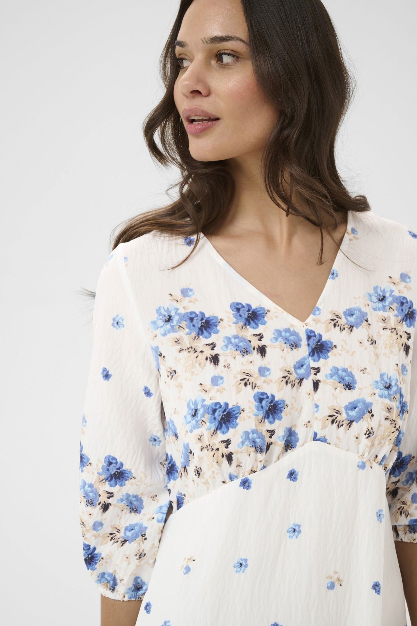 Karosine Long Dress Blå
