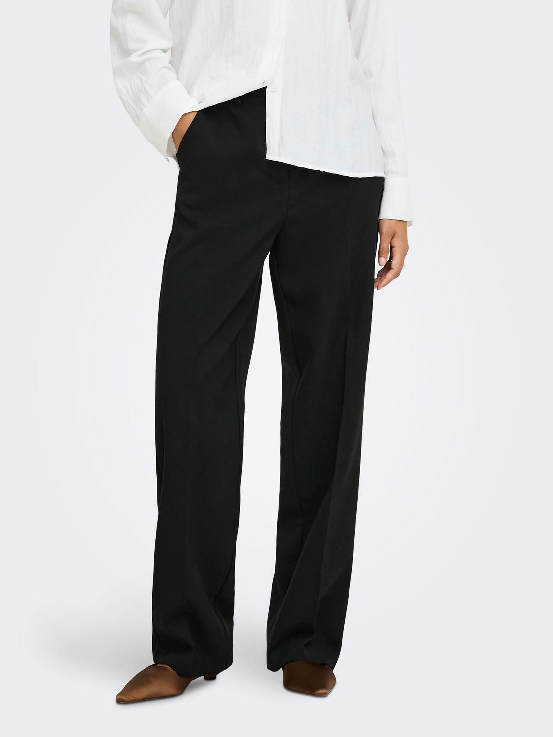Jdyviv Hw Wide Pant Pnt Noos Sort